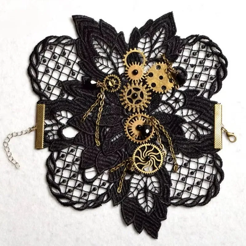 View 5 — Women’s steampunk bracelet