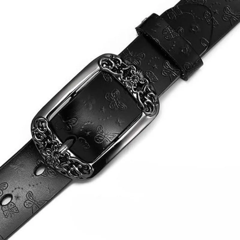View 7 — Women’s steampunk belt — faux leather