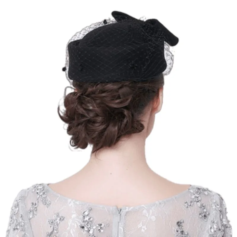 View 5 — Steampunk hat — veil