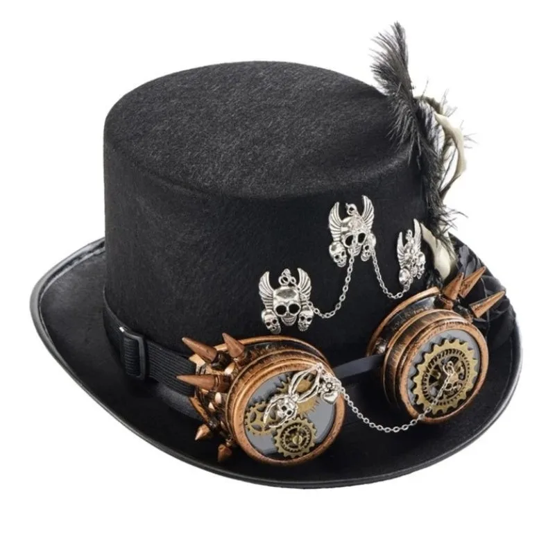 View 5 — Steampunk hat — skull