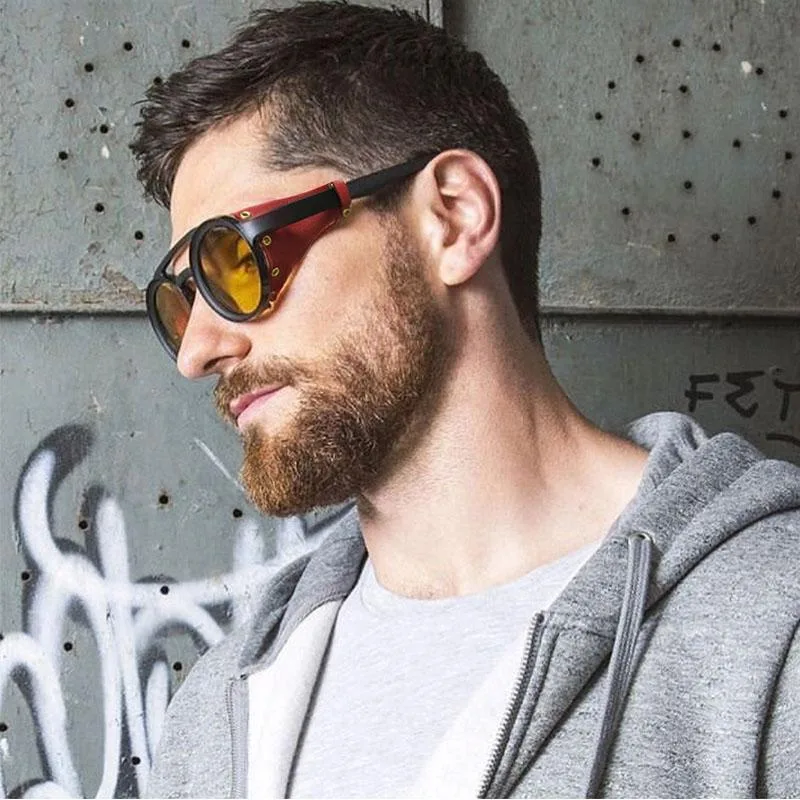 View 2 — Vintage-style steampunk glasses