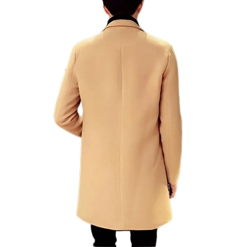 View 8 — Men’s steampunk coat — Pea long
