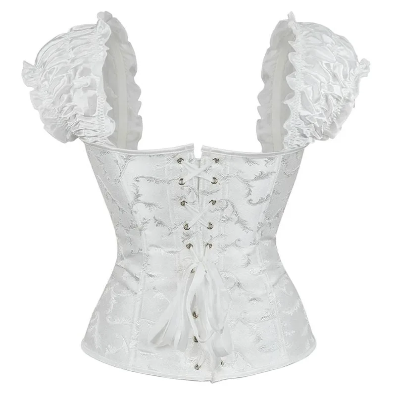 View 6 — Victorian steampunk corset — black