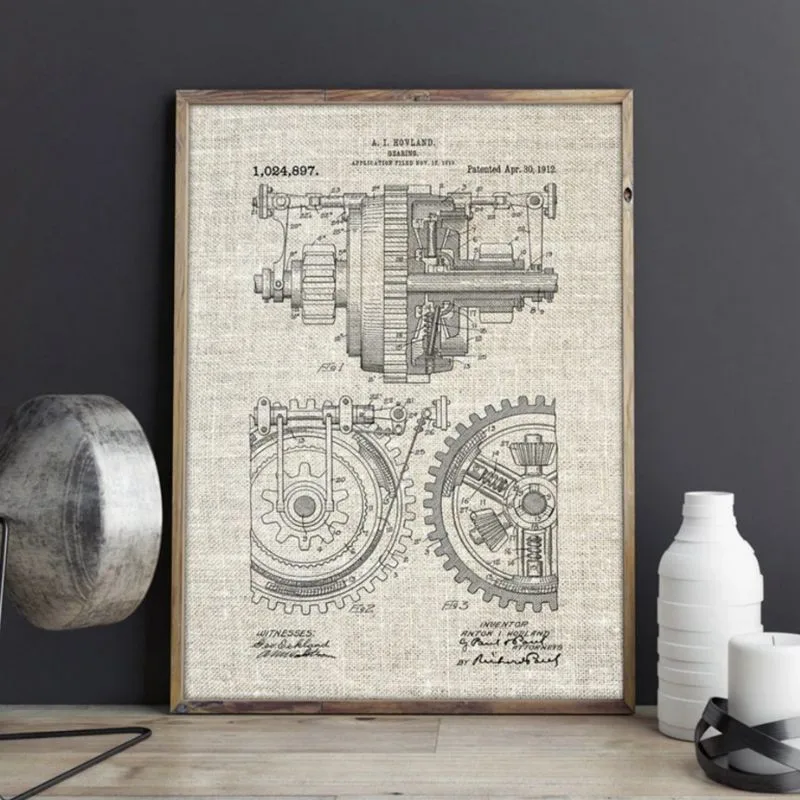 Steampunk wall art — Design cog