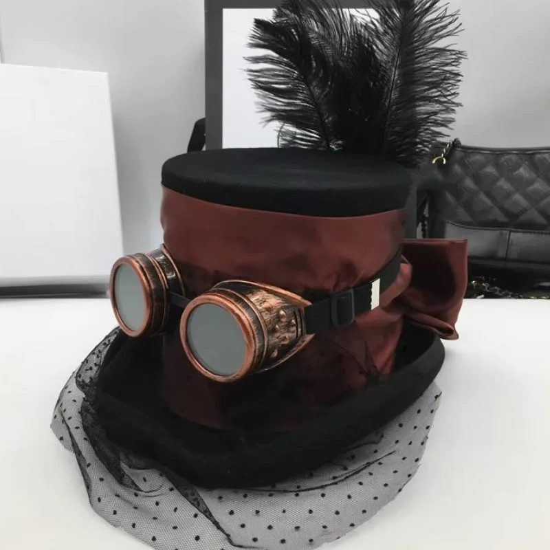 View 4 — Steampunk hat — veil — Ref. 4842450288725