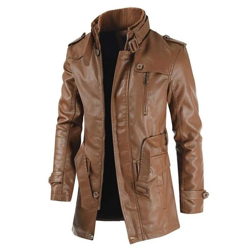 Men’s steampunk jacket — PU