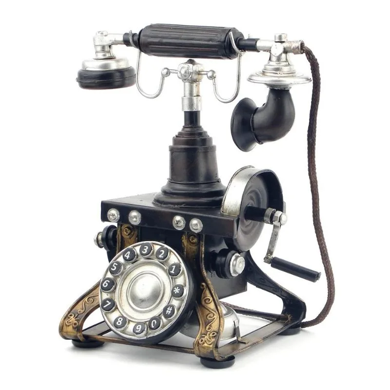View 2 — Antique-style steampunk replica phone