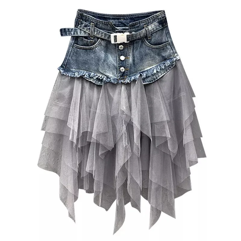 View 2 — Steampunk skirt — Jean and Tulle