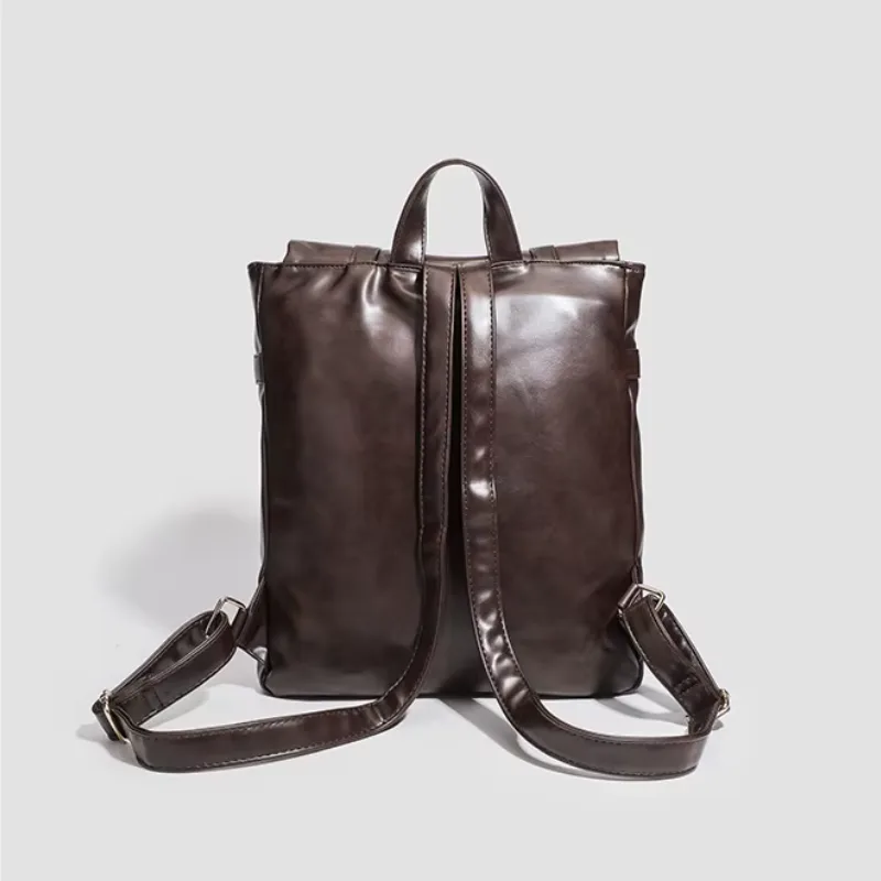View 8 — Women’s vintage-style steampunk backpack — PU