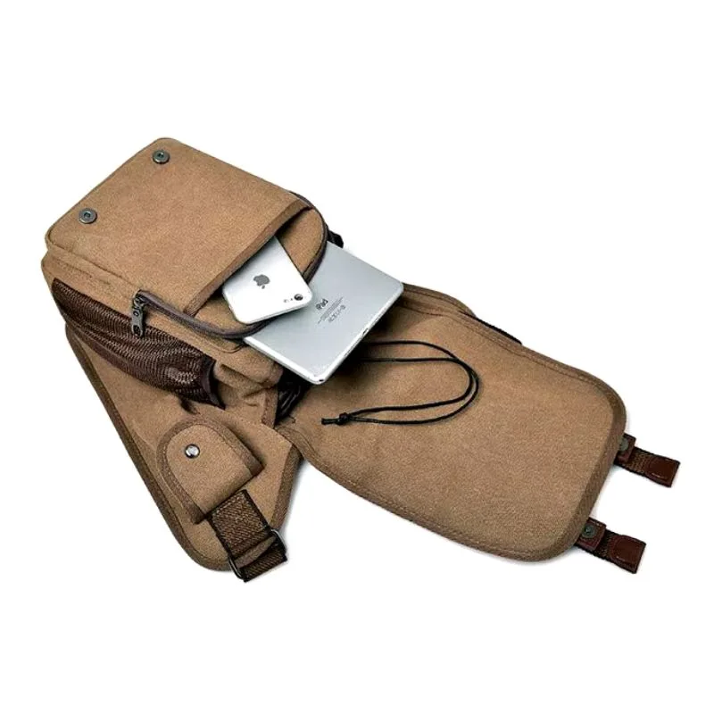 View 10 — Vintage-style steampunk satchel — shoulder strap