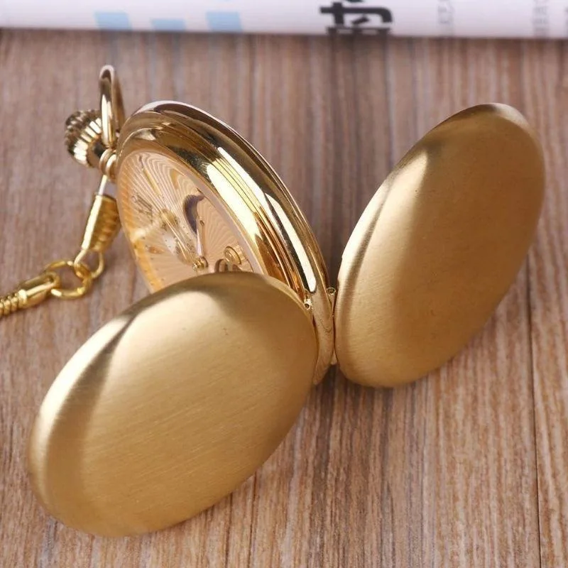 View 3 — Steampunk pocket watch — double lid