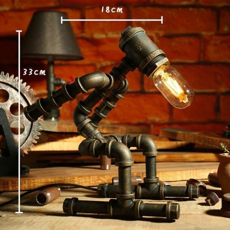 View 11 — Steampunk lamp — Robot