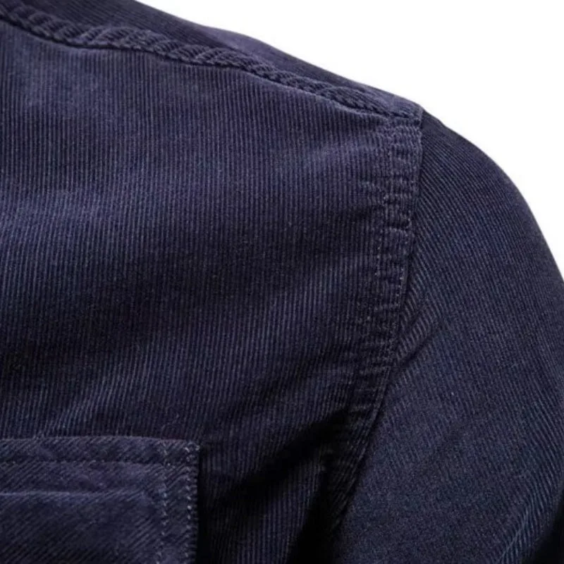 View 4 — Men’s steampunk shirt — velvet ribbed