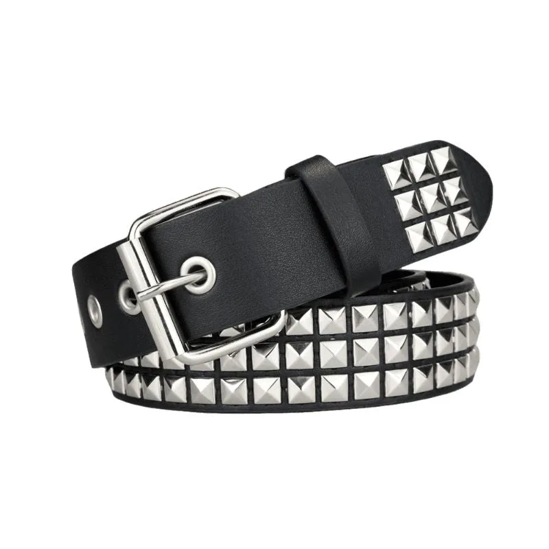 Steampunk belt — studded punk