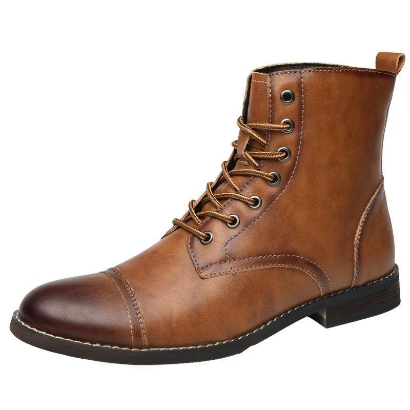 Men’s steampunk ankle boots