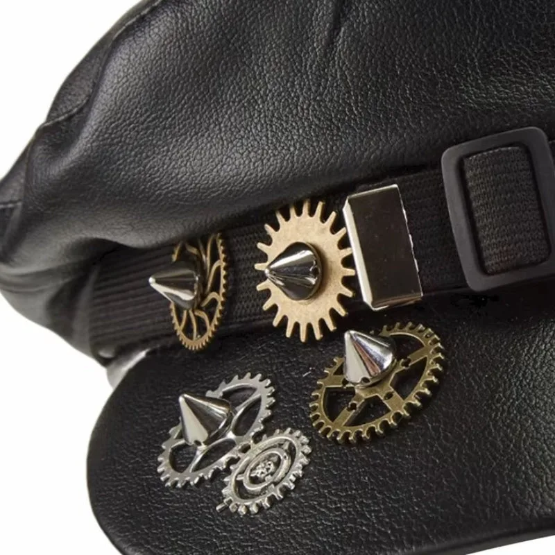 View 2 — Men’s steampunk cap