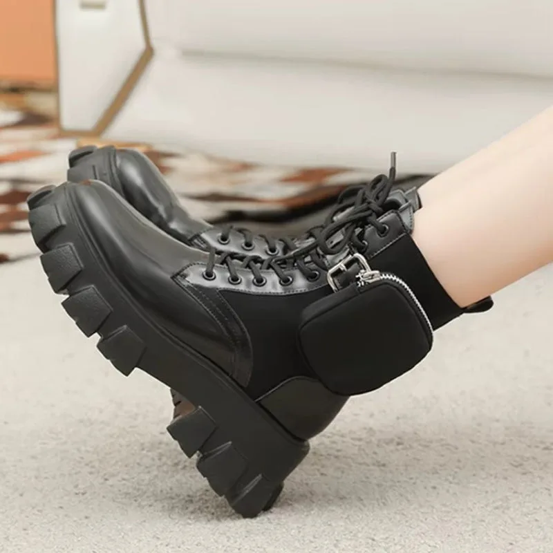 View 9 — Women’s steampunk ankle boots — punk