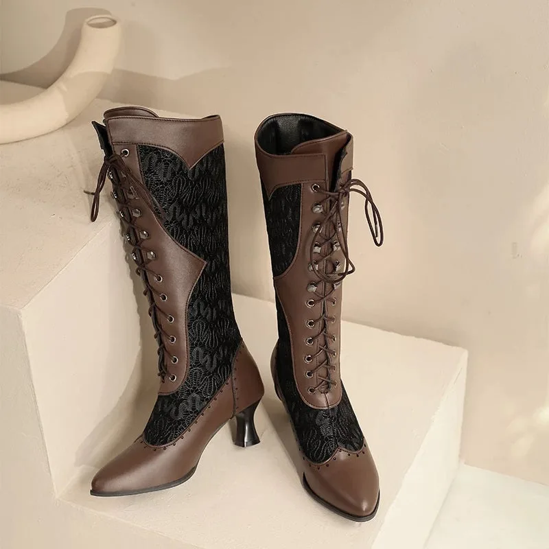 View 7 — Victorian steampunk boots
