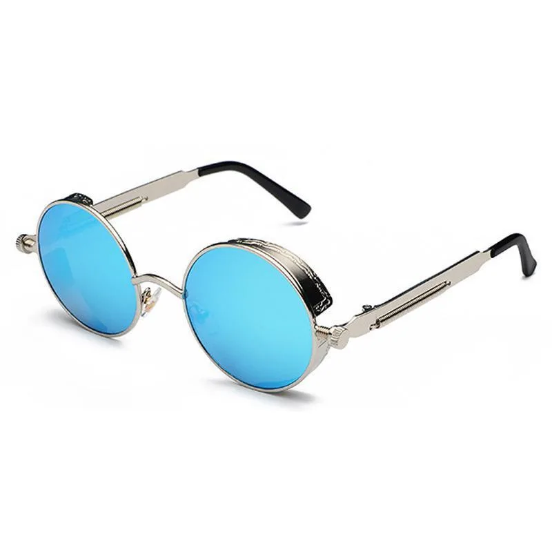Steampunk glasses — blue