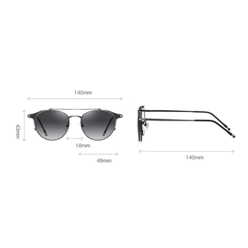View 3 — Steampunk sunglasses — double bridge