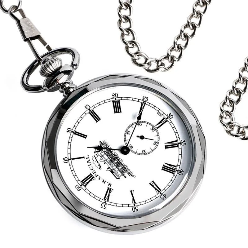 View 2 — Antique-style steampunk pocket watch — hunter
