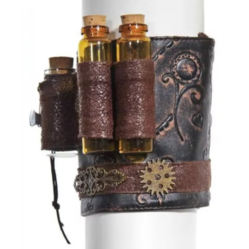 Steampunk armband vial