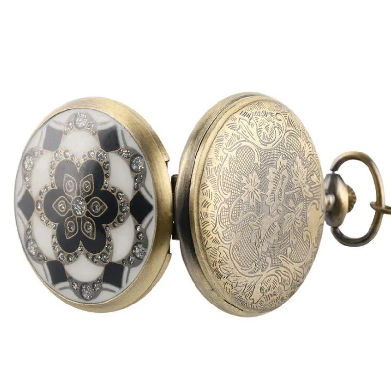 View 6 — Steampunk pocket watch — flowers