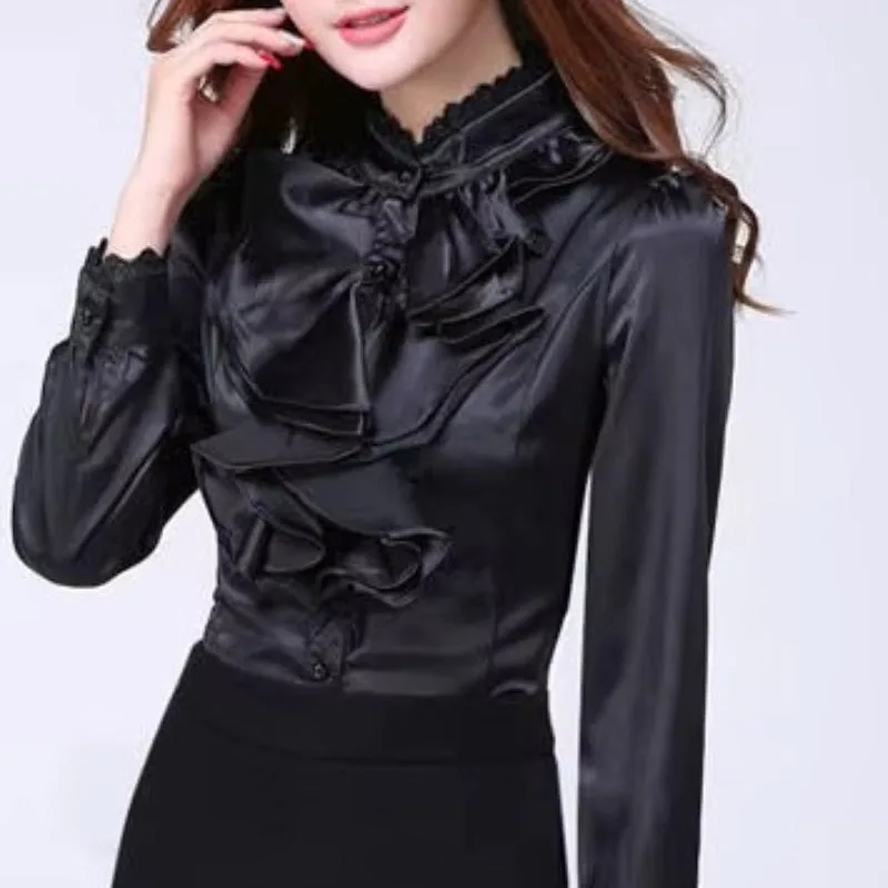 View 4 — Steampunk blouse — black