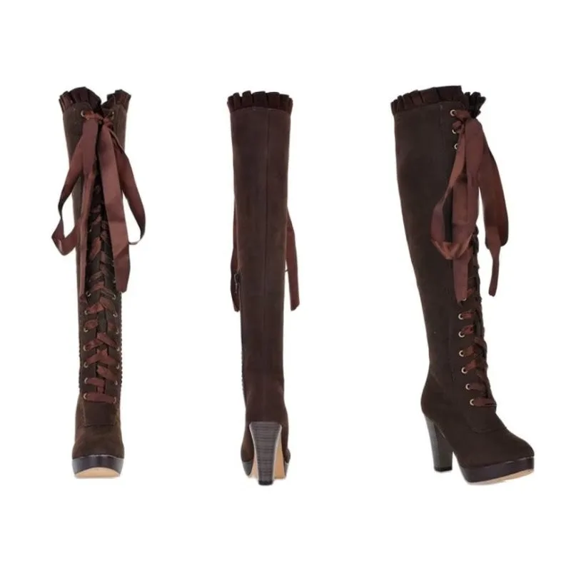 View 6 — Steampunk boots — heel