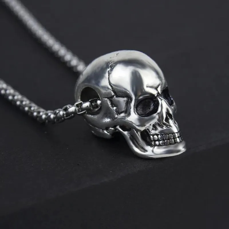 View 5 — Steampunk necklace — skull