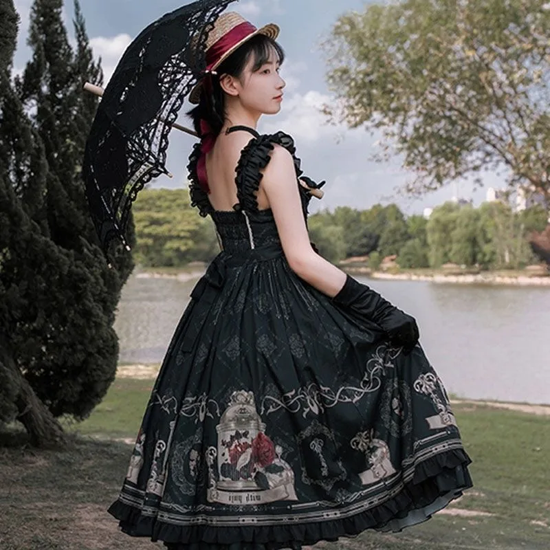 View 3 — Steampunk dress — Lolita black