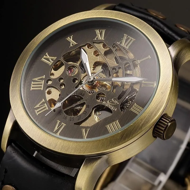 View 5 — Vintage-style steampunk watch