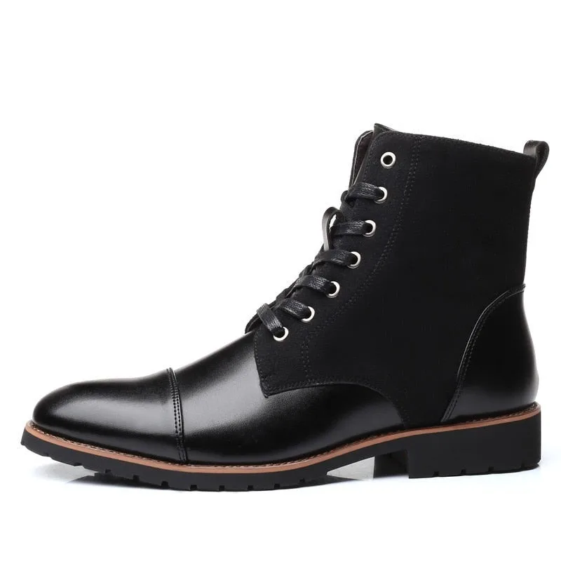 Steampunk ankle boots — black lacing Steampunk ankle boots — black lacing