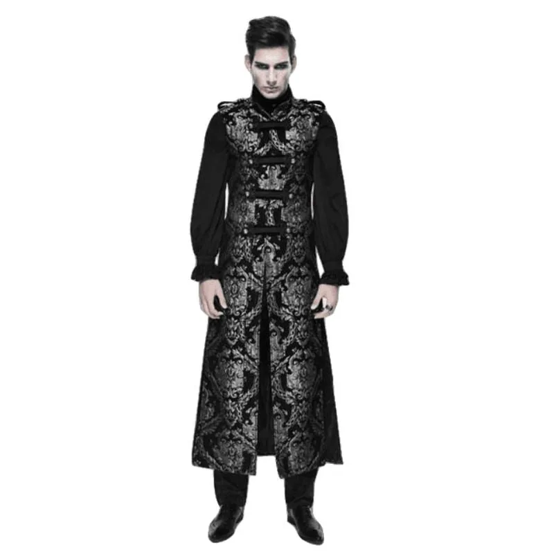 View 2 — Gothic steampunk jacket — Long sleeveless