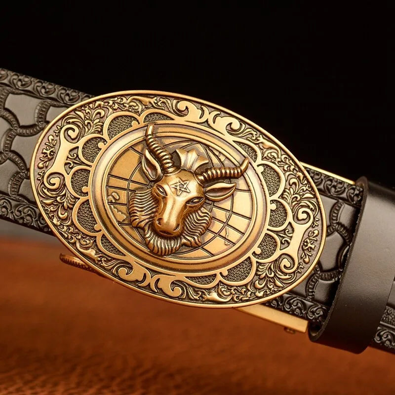View 3 — Steampunk belt — buckle Cowboy