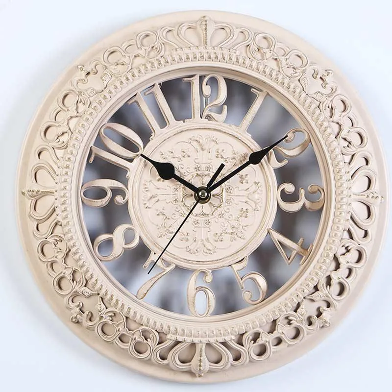 View 5 — Antique-style steampunk clock — round