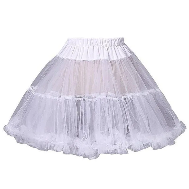 Steampunk petticoat short white