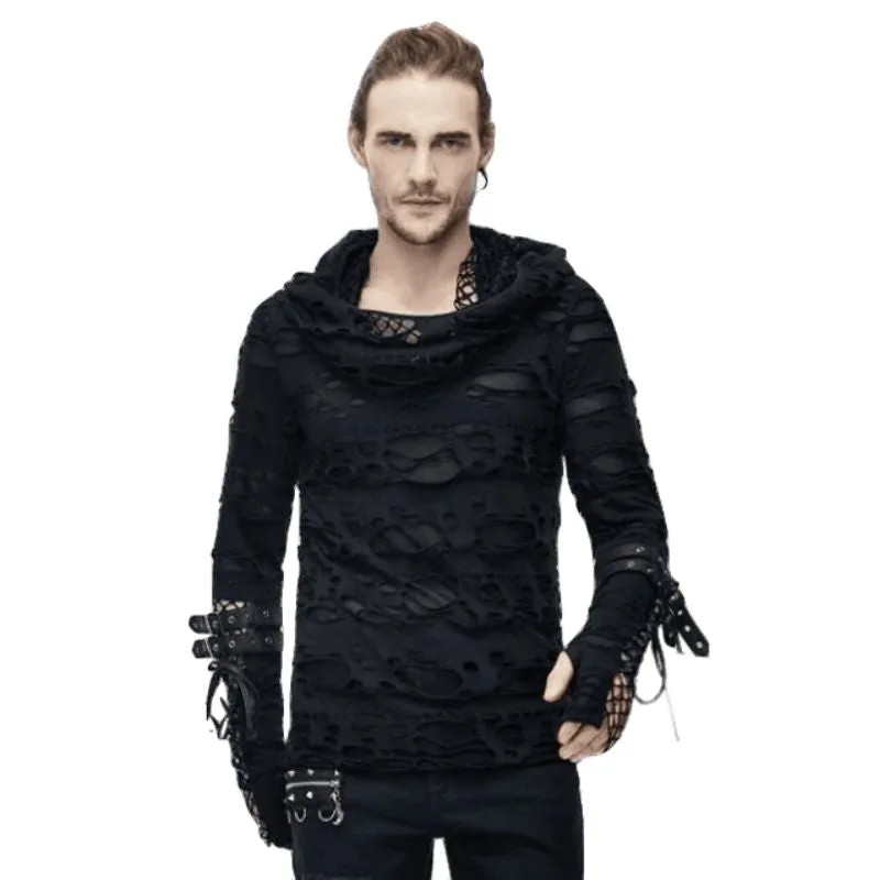 View 2 — Steampunk jumper gothic  hood