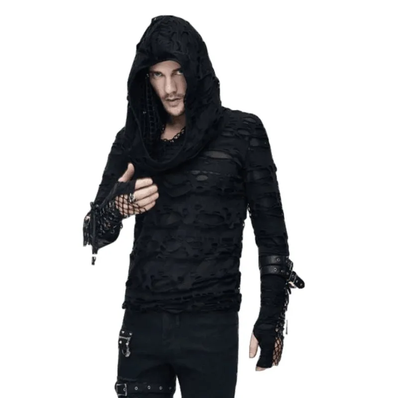Steampunk jumper gothic  hood