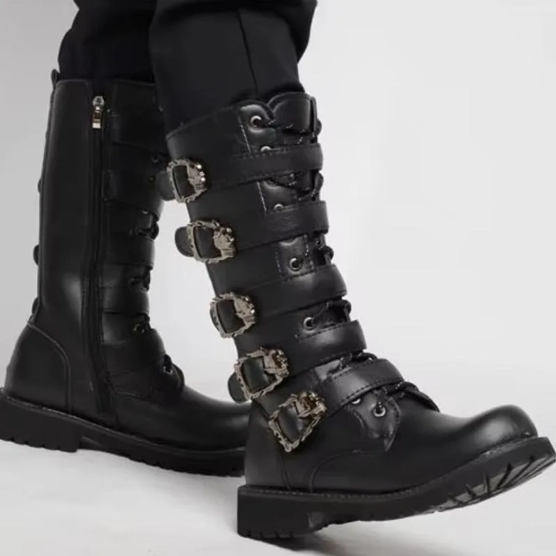 View 6 — Men’s steampunk boots — PU