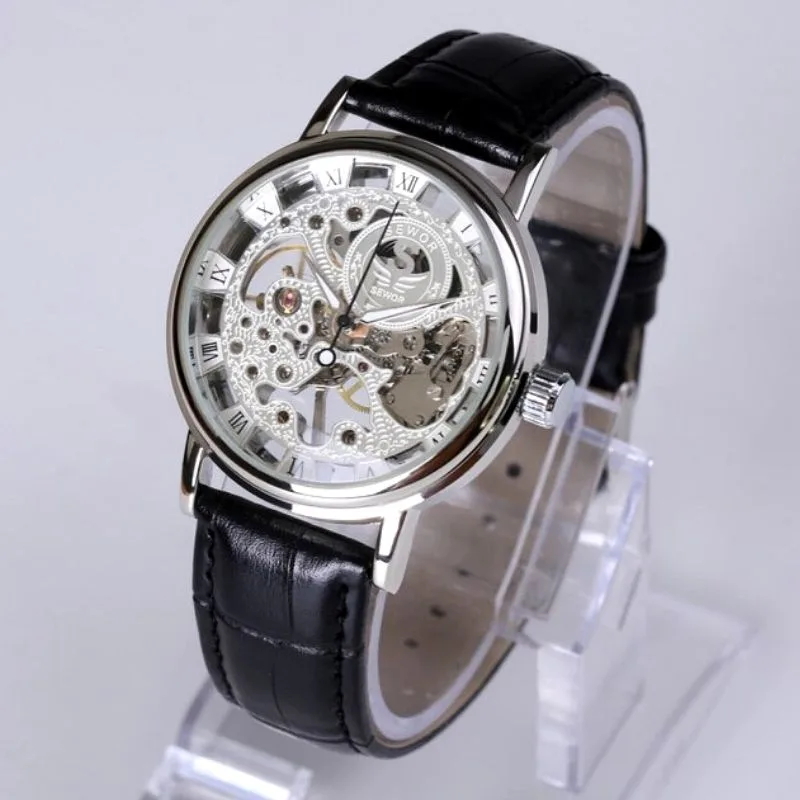 View 14 — Men’s steampunk watch — Skeleton