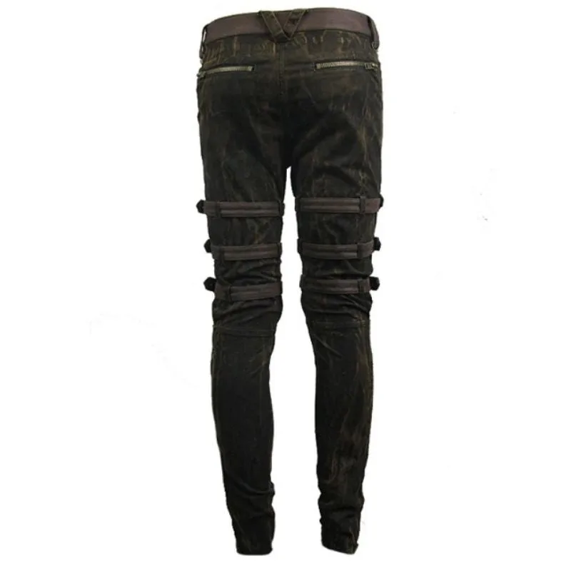 View 6 — Steampunk trousers — punk brown