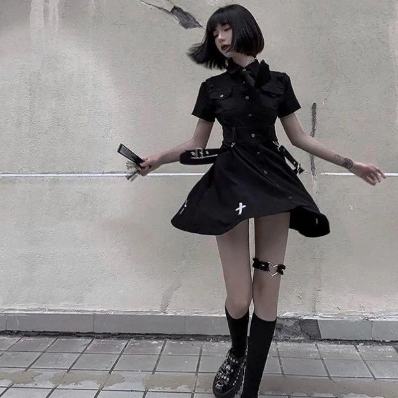 View 2 — Steampunk dress — Lolita punk