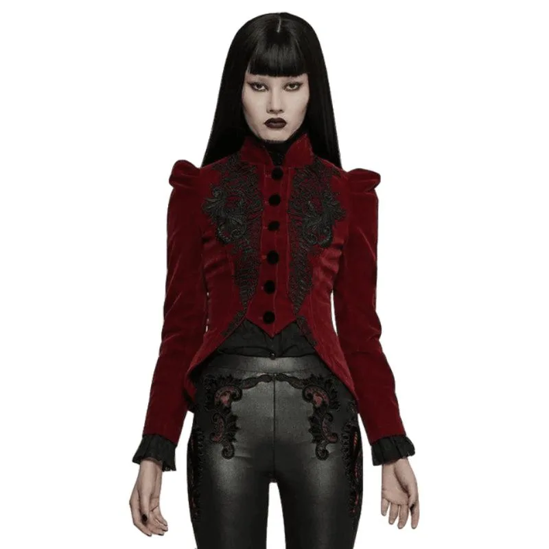 Women’s Victorian gothic steampunk jacket