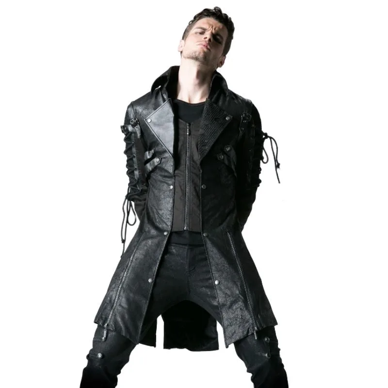 View 5 — Gothic steampunk coat — long