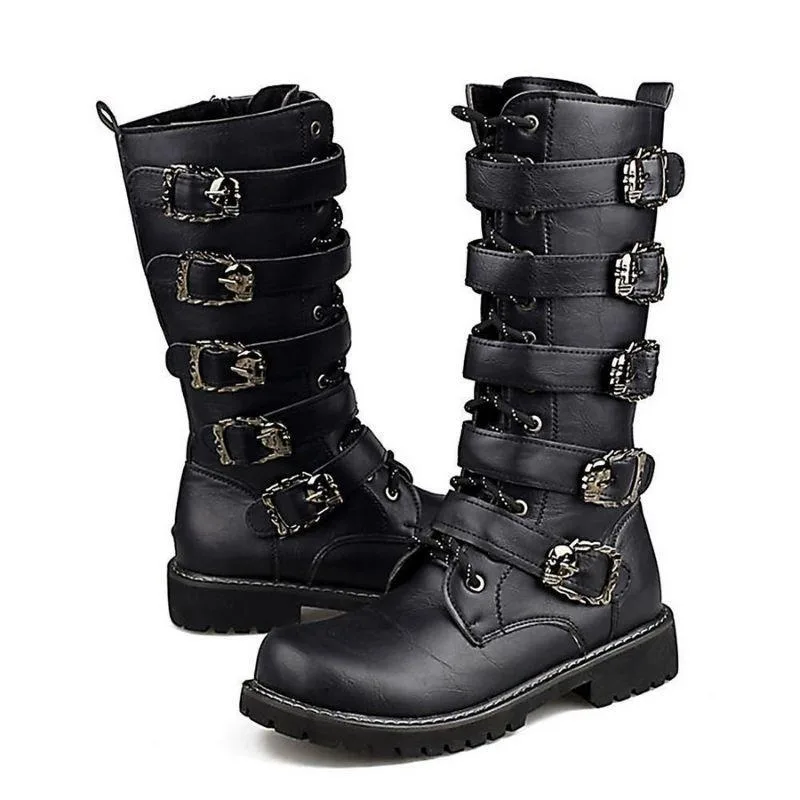View 8 — Men’s steampunk boots — PU