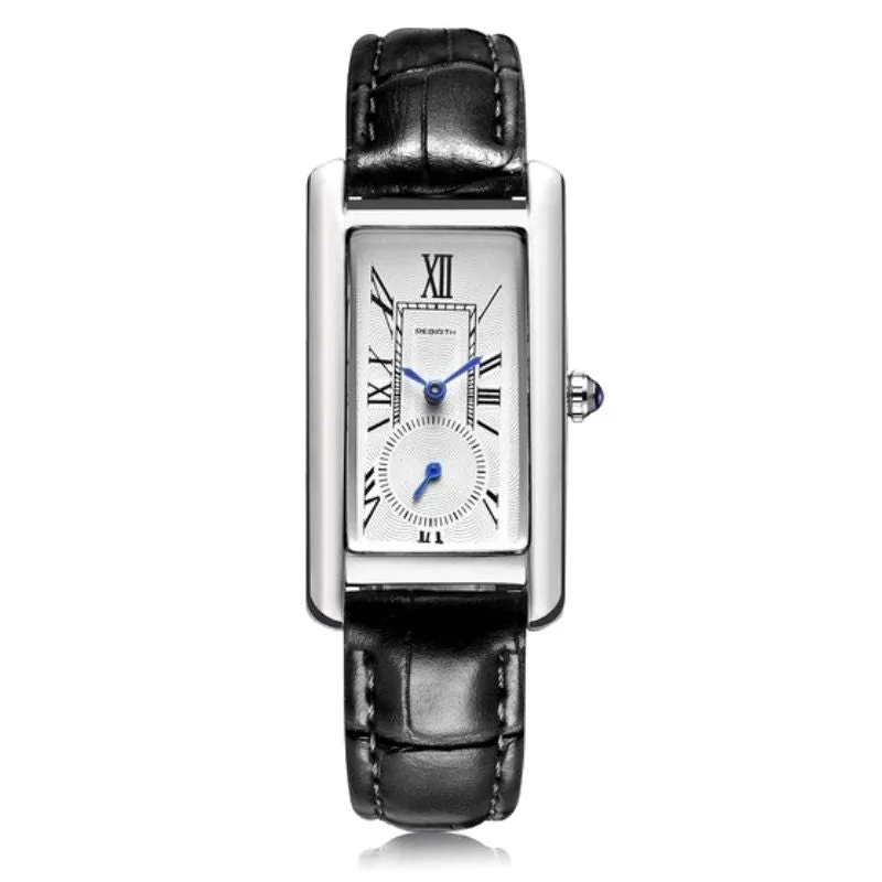View 7 — Women’s vintage-style steampunk watch — rectangular