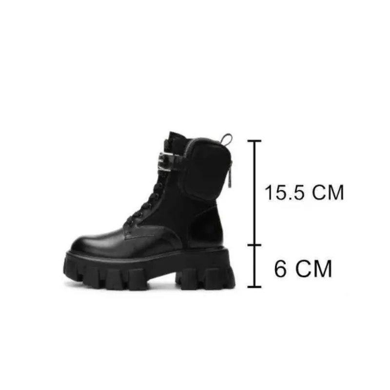 View 3 — Women’s steampunk ankle boots — punk
