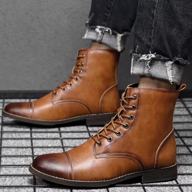 View 7 — Men’s steampunk ankle boots