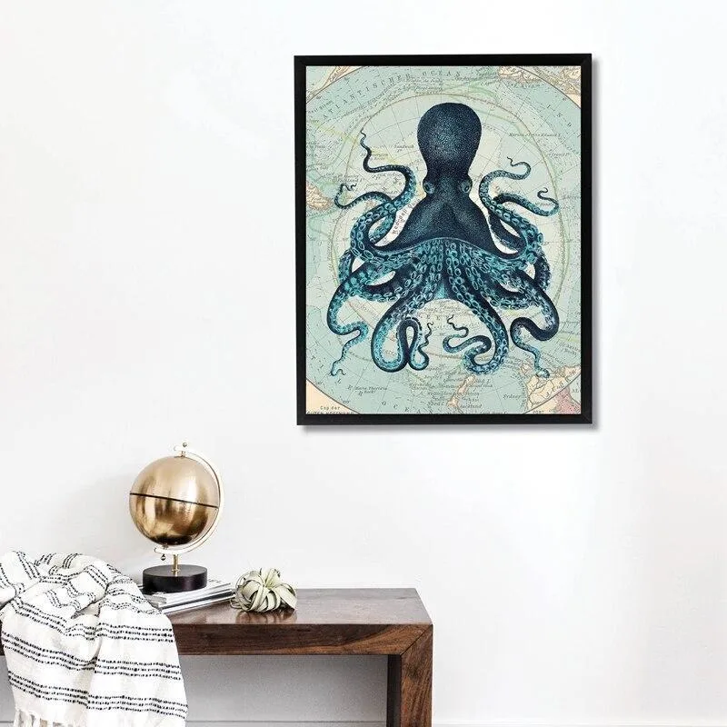 View 2 — Steampunk wall art — Kraken